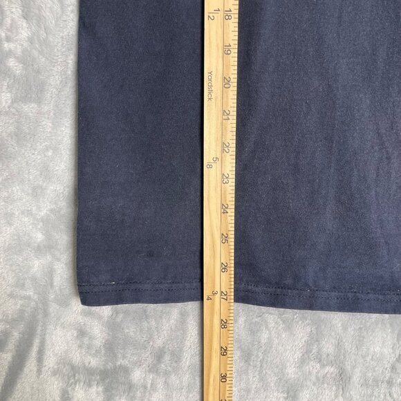 Vintage Champion Big C Logo‎ Embroidered T Shirt Mens M Navy Blue Sportswear - Picture 7 of 8